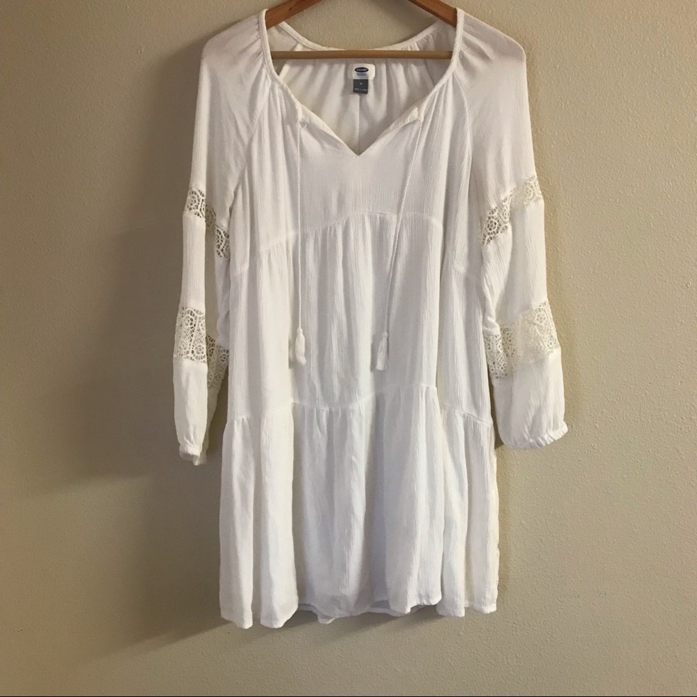 White Boho Dress
